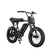 Macfox X2 Electric Mountain Bike - Full Suspension, 20" Fat Tires, 1000W Peak Motor, 960Wh Battery, Hydraulic Disc Brakes, Fits Riders 5'3" & Up