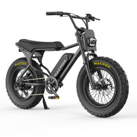 Macfox X7 Fat Tire Electric Bike – 48V 13Ah Battery, Hydraulic Brakes, 35–70 Miles, Fits 5'1" & Up