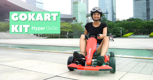 Dual Fun with Your Own Gokart : Hoverboard + GoKart Drive