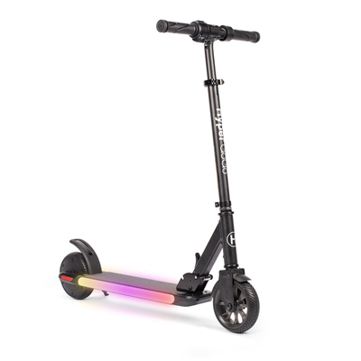 folding-electric-scooter-for-kids--with-led-lights-black