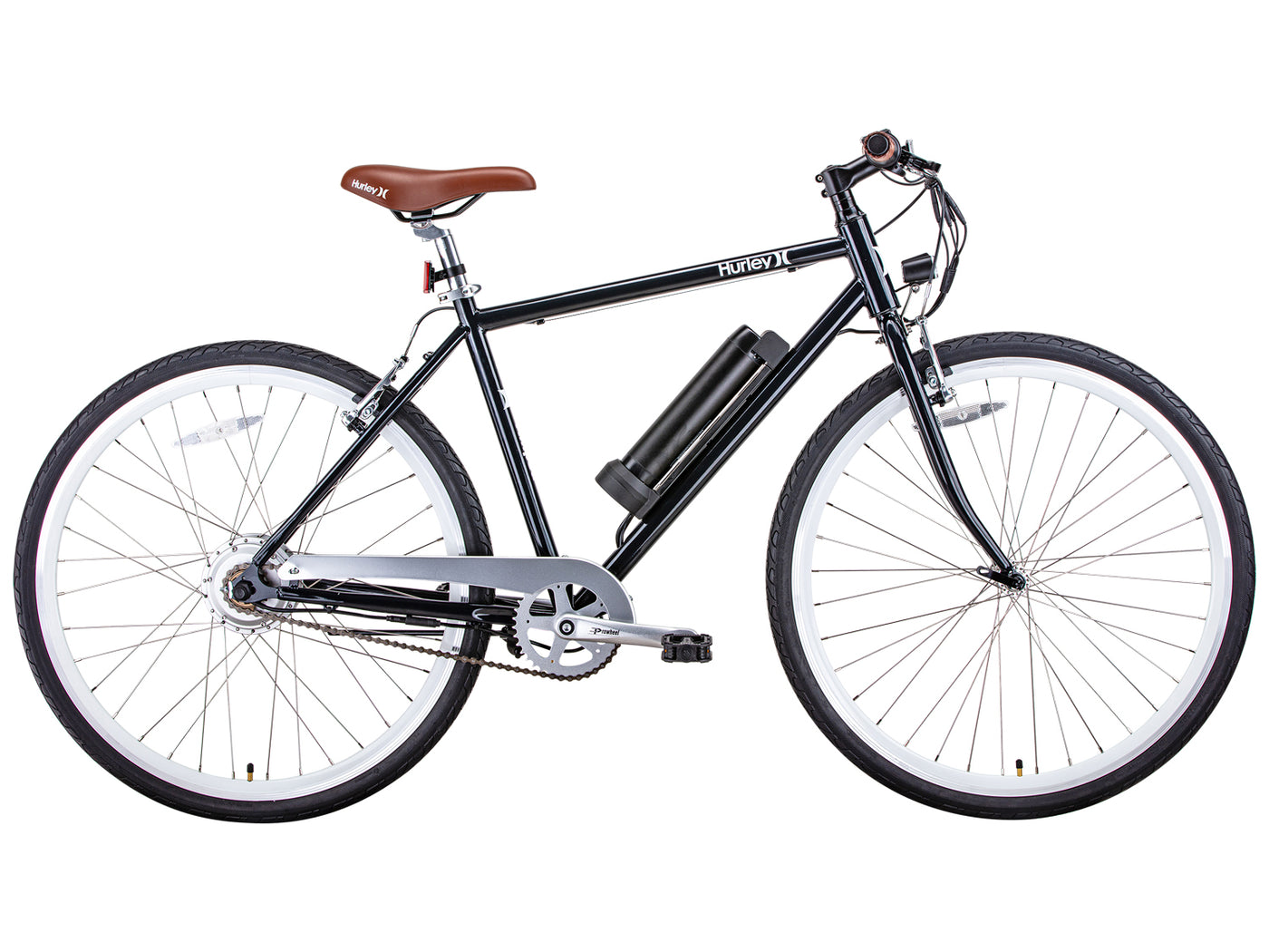 Hurley Hybrid-Bicycles ampemed Single-Speed-E-Bike