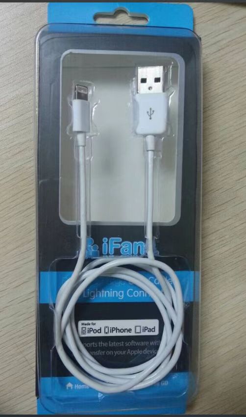 iFans 3-in-1 Data Cable Fast Charging Cable for iPhone, iPod, iPad