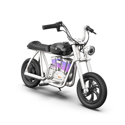 Mini Dirt Bike Electric Motorcycle for Kids with App, Lights, Smoke Effect, Speaker - Pioneer 12 Pro