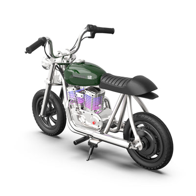 Mini Dirt Bike Electric Motorcycle for Kids with App, Lights, Smoke Effect, Speaker - Pioneer 12 Pro